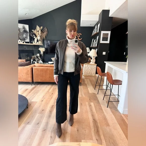 Vintage urban cowboy brown leather bomber - Picture 2 of 16